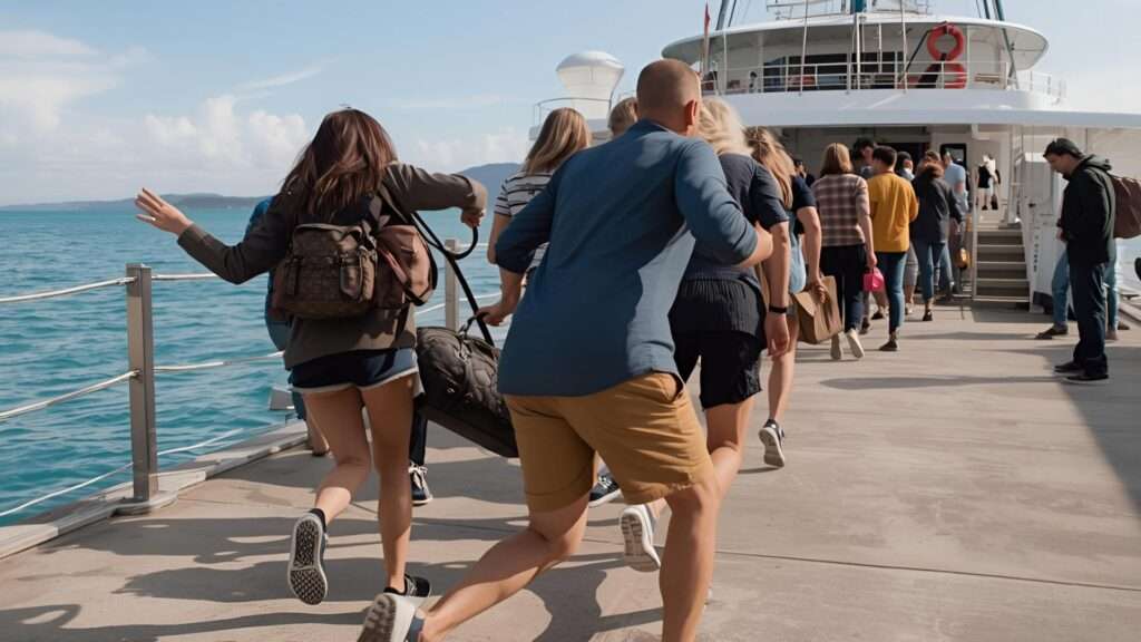 Travelers Rushing 